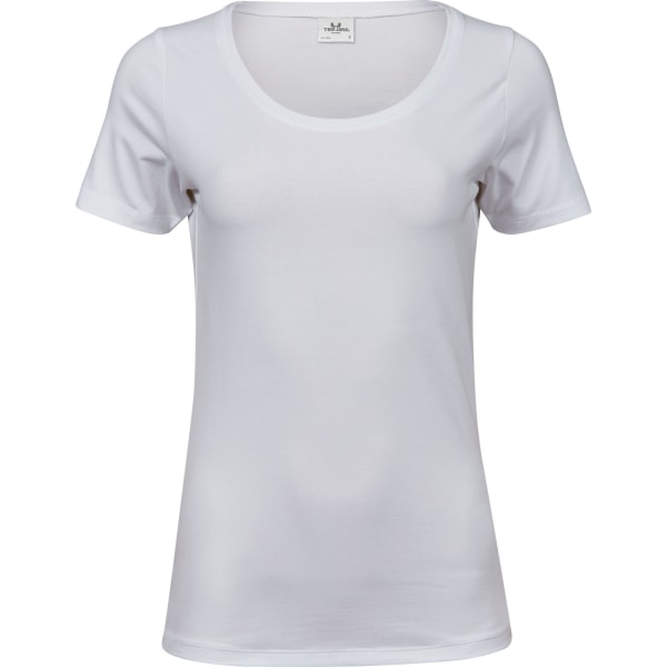Tee Jays Dam/Kvinnor Stretch T-Shirt 3XL Vit White 3XL