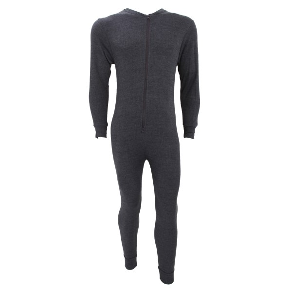 THERMAL Termounderkläder för män allt i en unionsdräkt med bakre Fl Charcoal Chest: 48-50 inch (XX-Large)