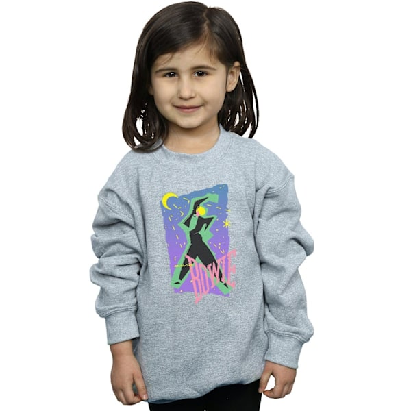 David Bowie Girls Moonlight Dance Sweatshirt 12-13 år Sport Sports Grey 12-13 Years