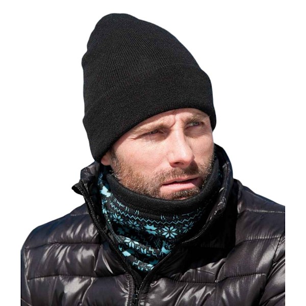 Result Winter Essentials Thinsulate Vintermössa En Storlek Svart Black One Size