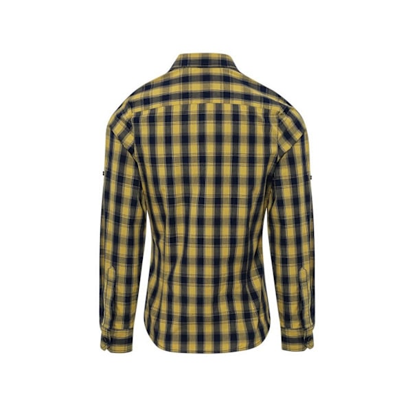 Premier Dam/Kvinnor Mulligan Rutig Långärmad Skjorta M Cam Camel/Navy M