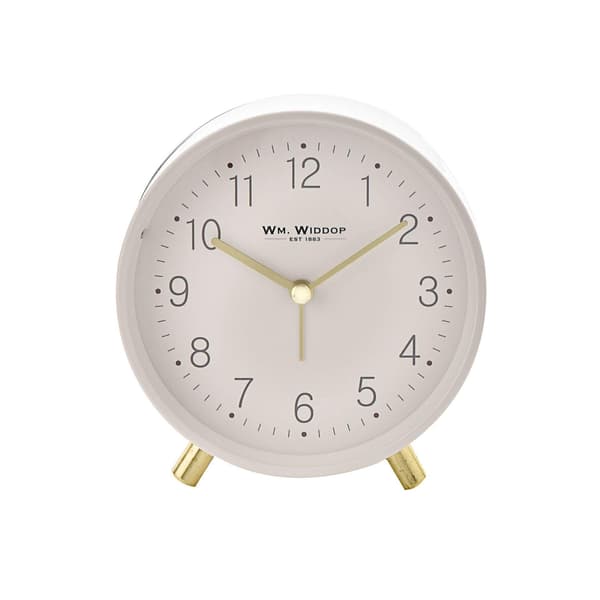 Hometime Väckarklocka Metallfötter Ljus & Snooze - Vit One Size White One Size