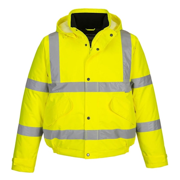 Portwest Herr Hi-Vis Vinter Bomberjacka XL Gul Yellow XL