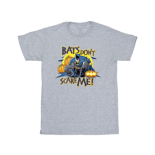 DC Comics herr Batman Bats Don´t Scare Me T-shirt 4XL Sports Grå Sports Grey 4XL