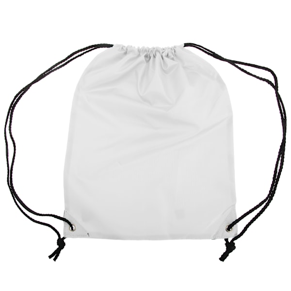 Shugon Stafford Plain Drawstring Tote Bag - 13 liter (2-pack) White One Size