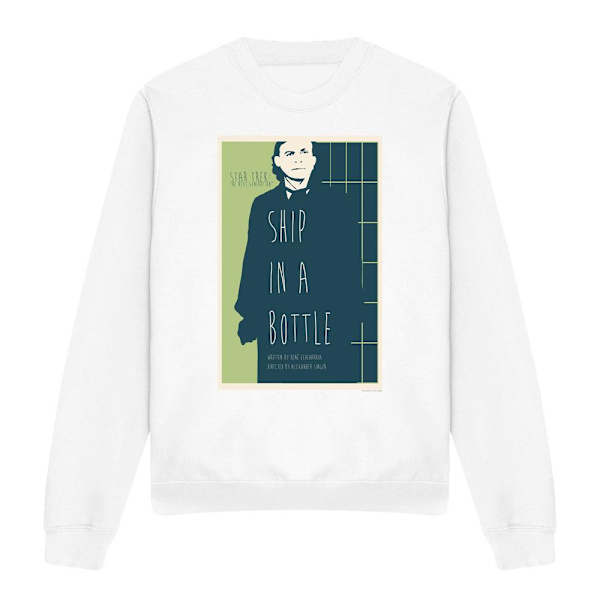 Star Trek Unisex Vuxen The Next Generation Säsong 6 Avsnitt 12 White L