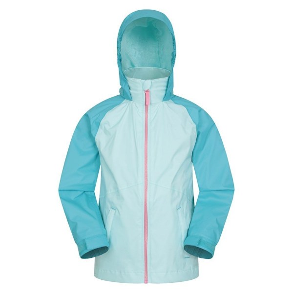 Mountain Warehouse Barnjacka för barn/barn Torrent II Vattentät Pale Blue 3-4 Years