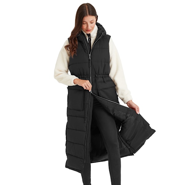 TOG24 Dam/Kvinna Welham Vadderad Gilet Storlek 14 UK Svart Black 14 UK