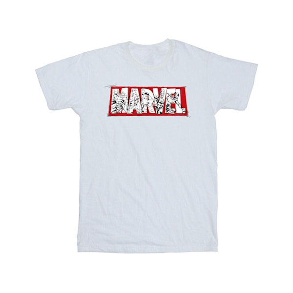 Marvel Avengers Infill T-shirt 5XL Vit White 5XL