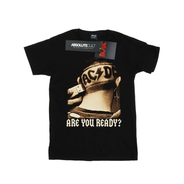 AC/DC Boys Are You Ready Hair Shave T-Shirt 12-13 Years Black Black 12-13 Years
