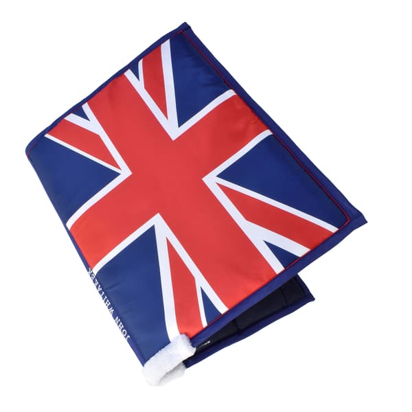 Whitaker Square Union Jack Hästsadelpad Full Blå/Röd Blue/Red Full