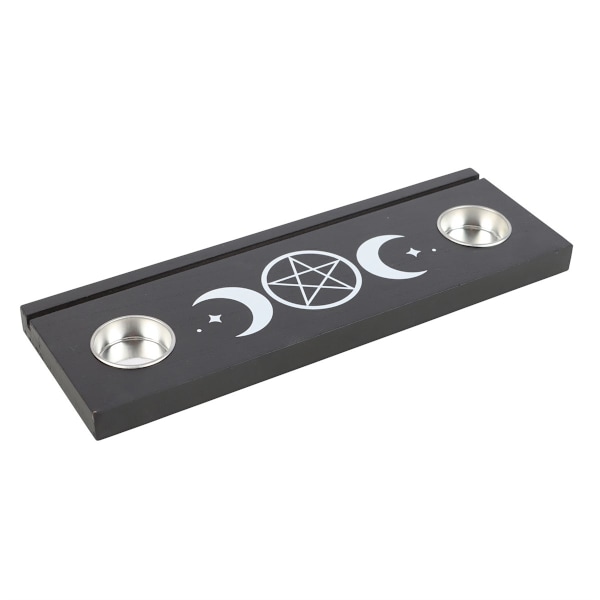 Something Different Triple Moon Tarot Cards Tealight Holder One Black/White One Size