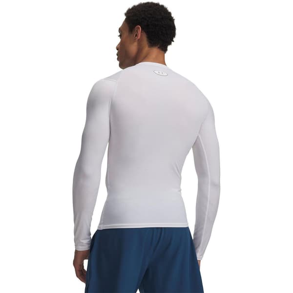 Under Armour Herr Elite Kompression Långärmad Underställströja White S