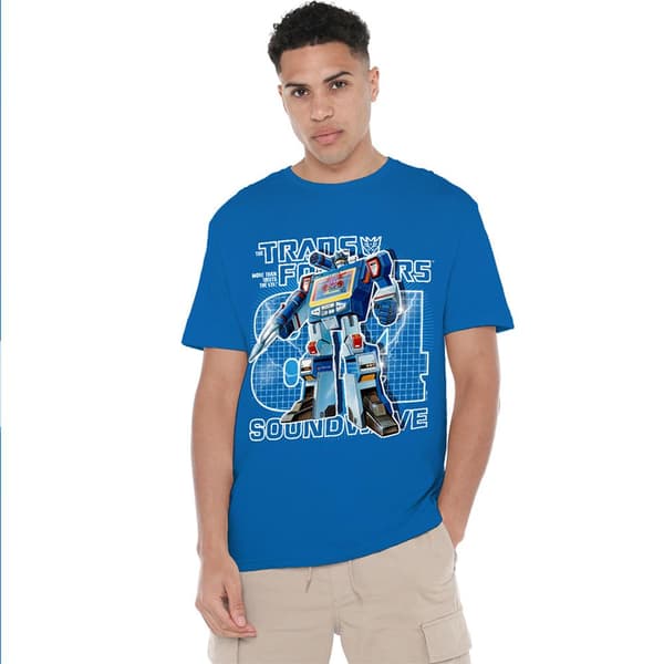 Transformers Unisex Vuxen Generations Retro Decepticon 1984 So Royal Blue L