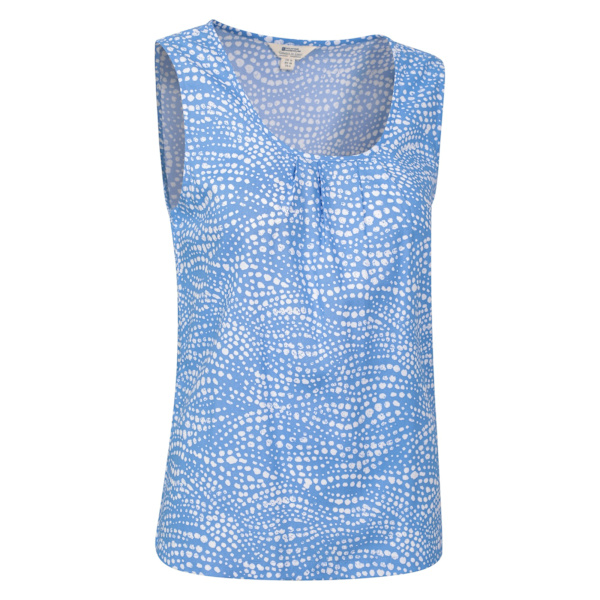 Mountain Warehouse Dam/Damer Orchid Spotted Tank Top 8 UK B Blue 8 UK
