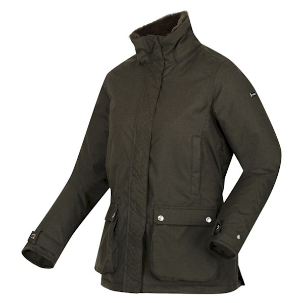 Regatta Dam/Dam Leighton Vattentät Jacka 10 UK Mörk Khaki Dark Khaki 10 UK
