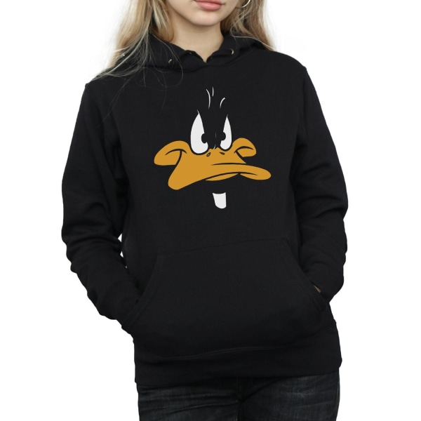 Looney Tunes Dam/Dam Daffy Duck Hoodie Big Face S Svart Black S