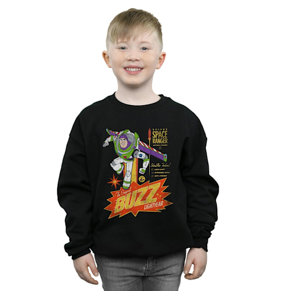 Disney Boys Toy Story 4 Den Originale Buzz Lightyear Sweatshirt Black 7-8 Years