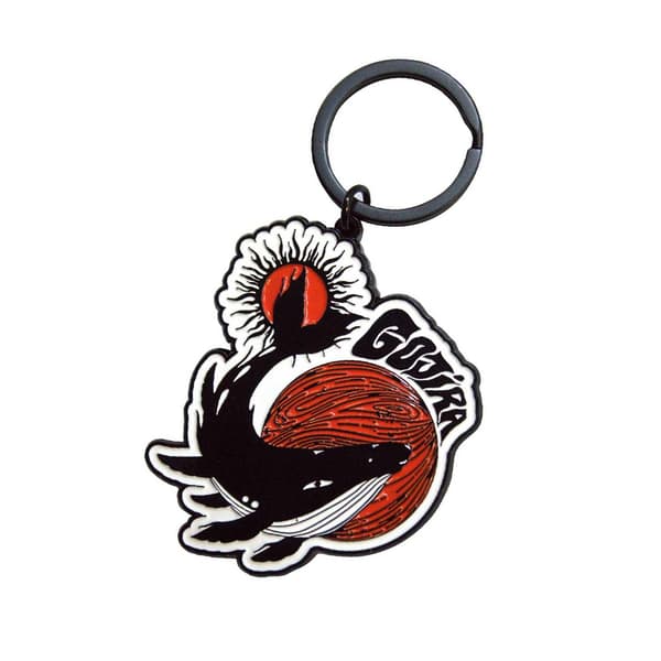 Gojira Val Emajl Nyckelring One Size Vit/Svart/Röd White/Black/Red One Size