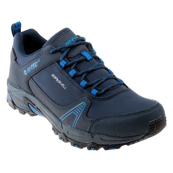 Hi-Tec Mens Hapiter Waterproof Low Walking Shoes 11 UK Navy/Lak Navy/Lake Blue 11 UK