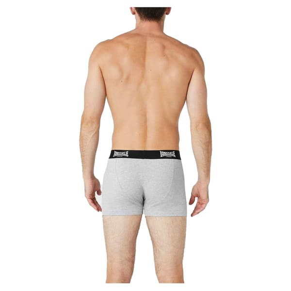 Lonsdale Boxershorts för män (2-pack) XL Grå Grey XL