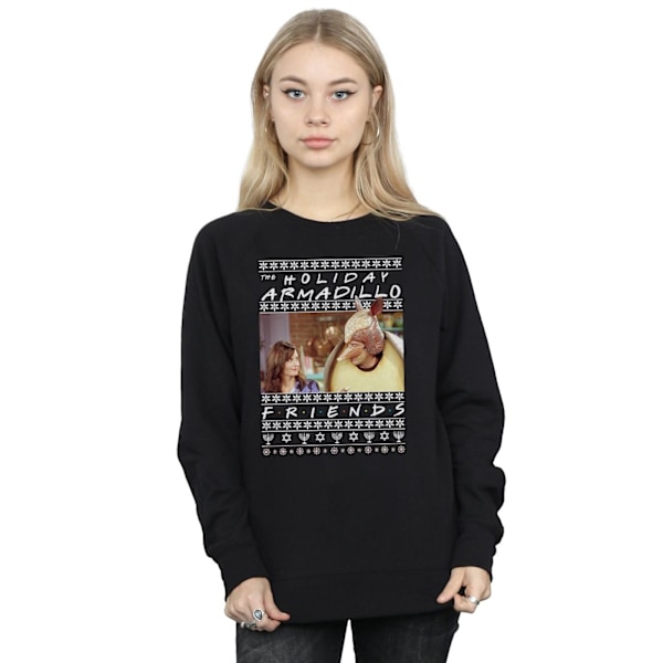 Friends Dam/Damer Fair Isle Holiday Armadillo Sweatshirt S Black S