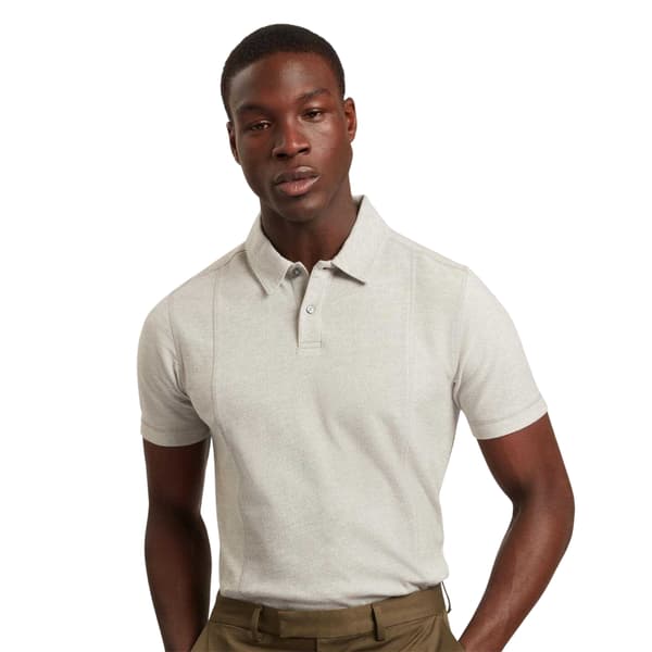 Ted Baker Herr Panpolo Bone Pikétröja L Ljusgrå Light Grey L