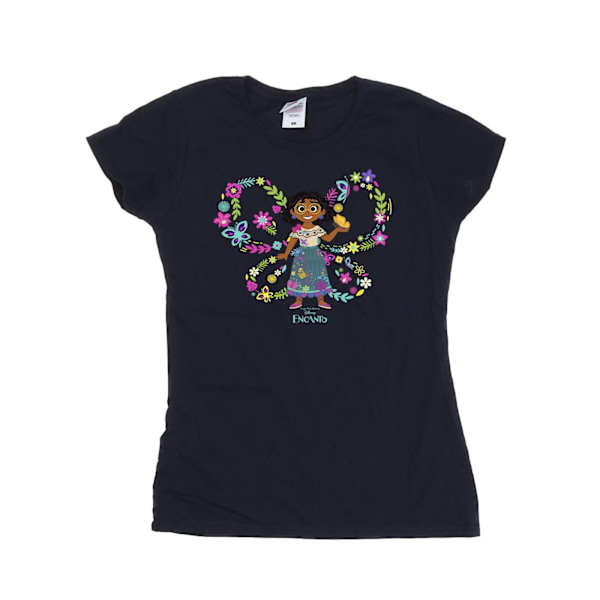 Disney Dam/Kvinnor Encanto Mirabel Fjäril Bomull T-shirt L Navy Blue L