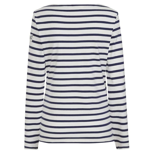 Lazy Jacks Dam/Dam Randig Breton Topp L Kritvit Chalk L