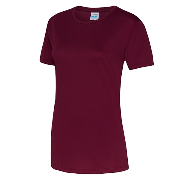 AWDis Just Cool Dam/Dam Sports Plain T-Shirt S Bourgogne Burgundy S