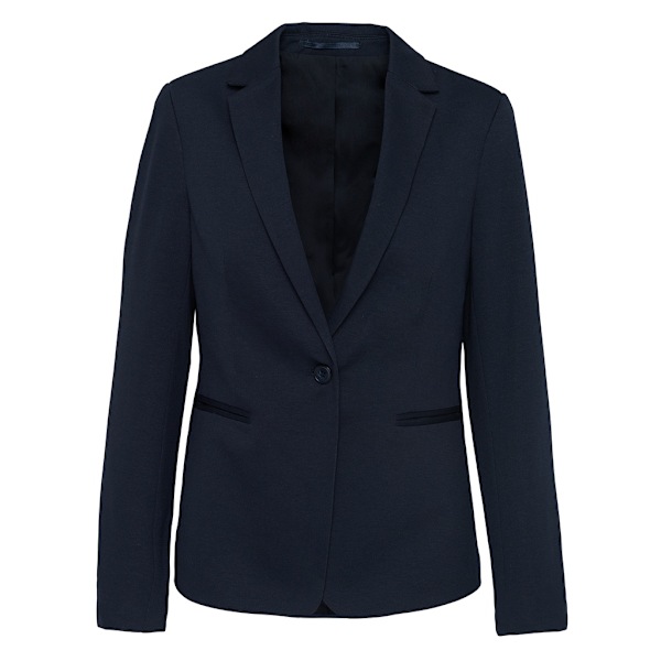 Kariban Dam/Dam Knitted Blazer 12 UK Night Navy Heather Night Navy Heather 12 UK