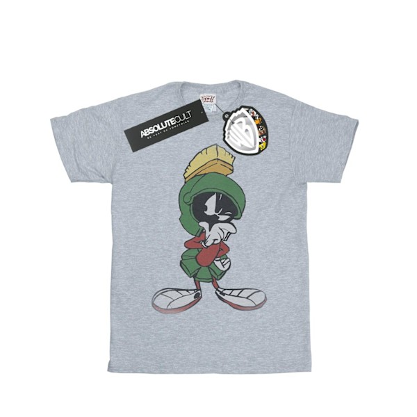 Looney Tunes Girls Marvin The Martian Pose Bomull T-shirt 9-11 Sports Grey 9-11 Years