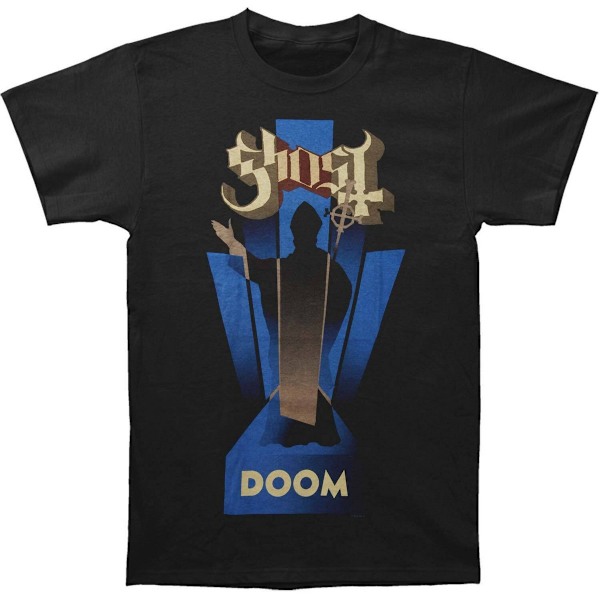 Ghost Unisex Adult Doom T-Shirt M Svart Black M