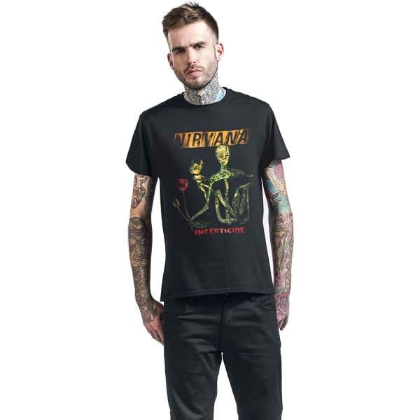 Nirvana Unisex Adult Reformant Incesticide T-Shirt XXL Svart Black XXL