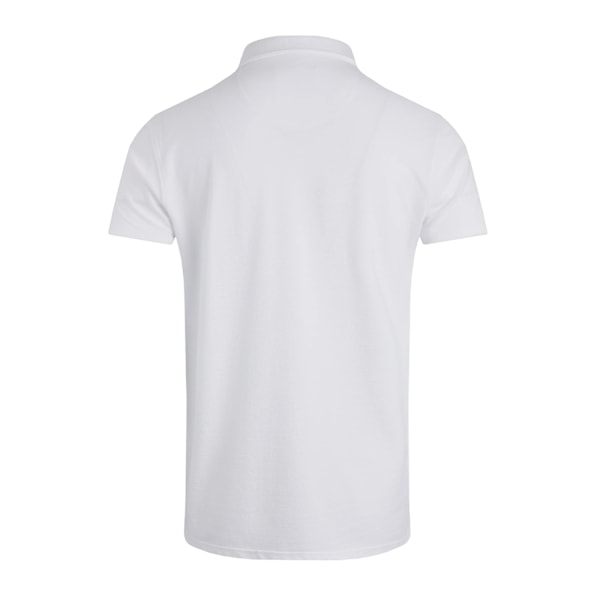 Weird Fish Miles Pique Organisk Polotröja för Herr 4XL Vit White 4XL