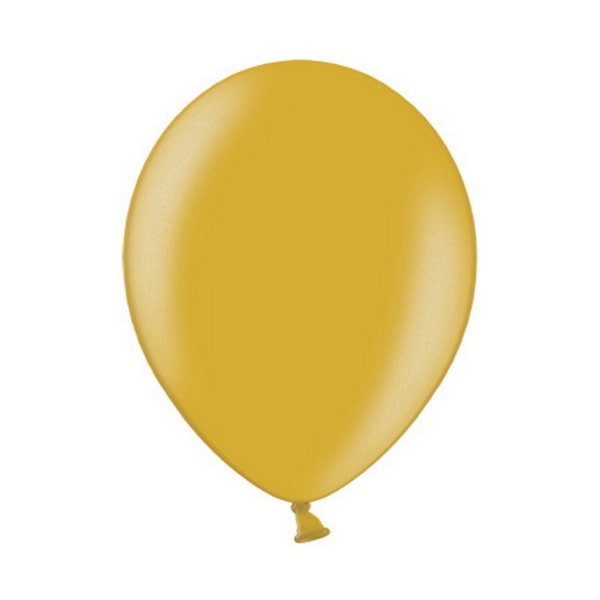 Belbal 5 tums ballonger (paket med 100) En one size metalliskt guld Metallic Gold One Size