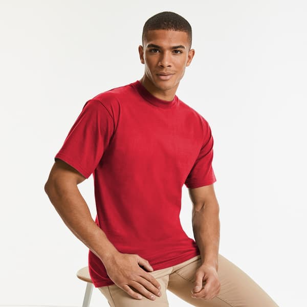 Jerzees Colours Klassisk T-shirt för män med korta ärmar M Classic Red Classic Red M
