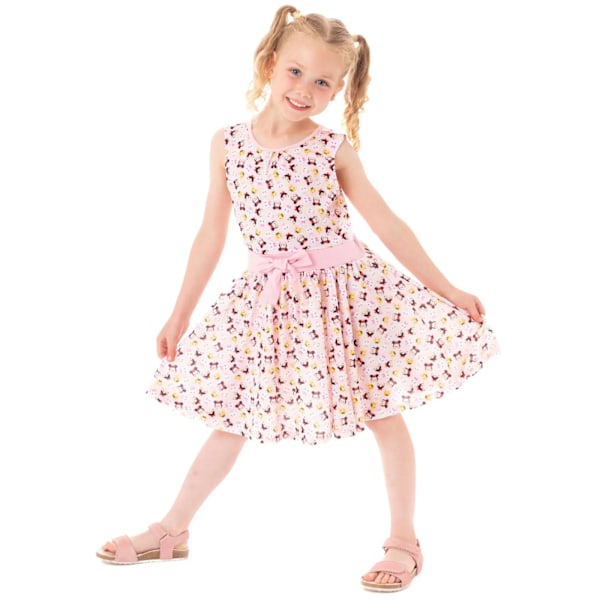 Disney Tsum Tsum Flickor Minnie Mouse Skater Klänning 4-5 År Rosa Pink 4-5 Years