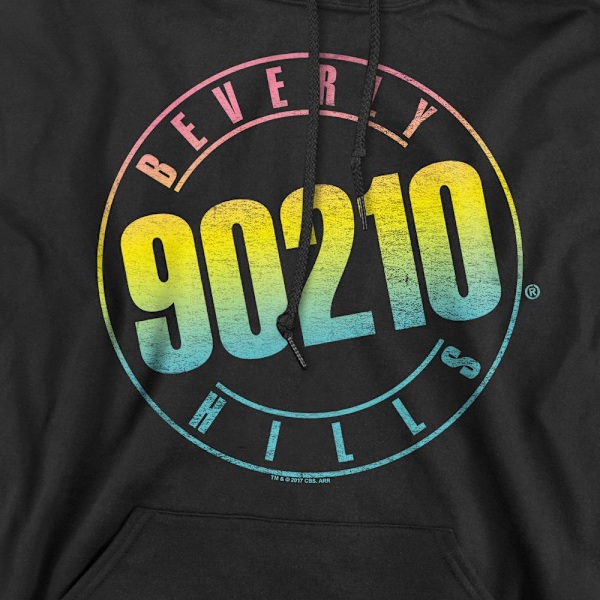 90210 Herr Colour Blend Logohoodie S Svart Black S