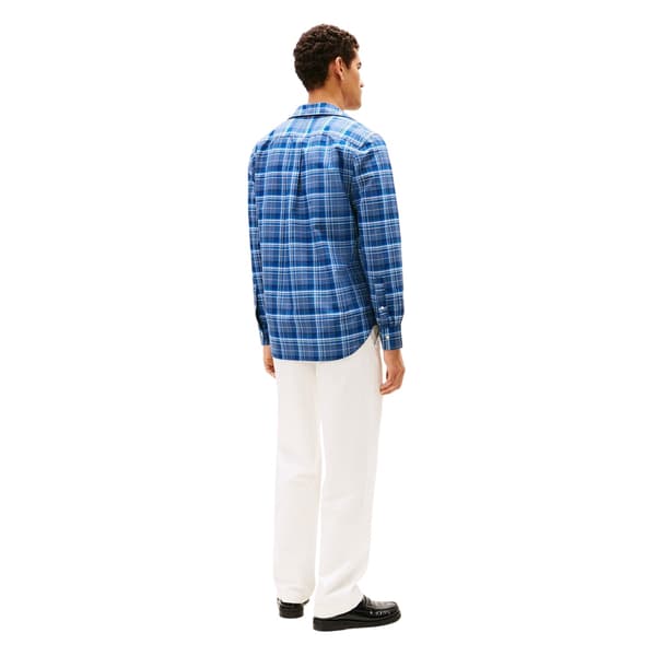 Tommy Hilfiger Herr Regular Button-Down Skjorta XL Svart/Rutig Black/Check XL