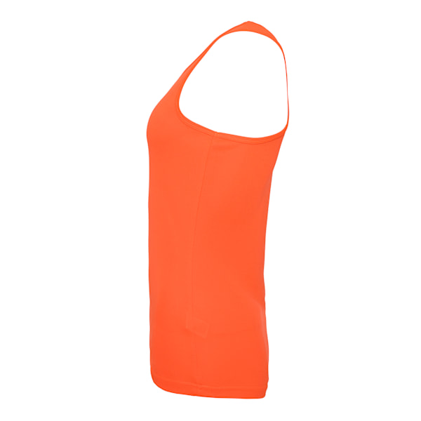 AWDis Just Cool Girlie Fit Sports Ladies Vest / Tank Top XL Ele Electric Orange XL