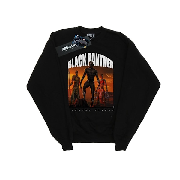 Marvel Dam/Kvinnor Black Panther Wakanda Strong Sweatshirt XL Black XL