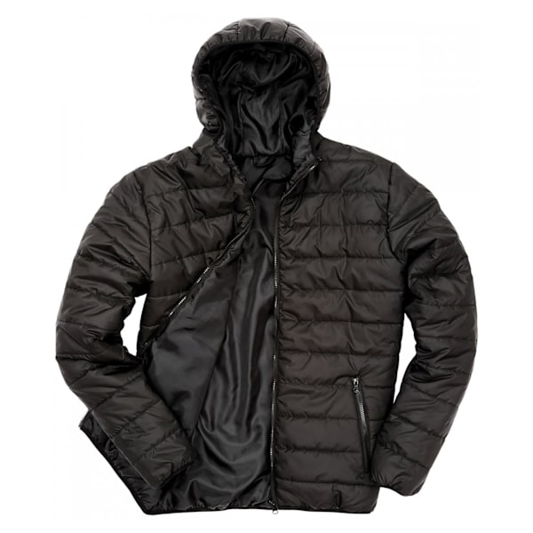 Result Core Herr Mjukt Vadderad Jacka 4XL UK Svart Black 4XL UK