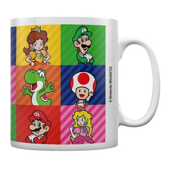 Super Mario Friends Mugg One Size Vit/Flerfärgad White/Multicoloured One Size