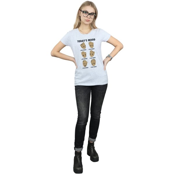 Guardians Of The Galaxy Womens/Ladies Today's Mood Baby Groot T Sports Grey L