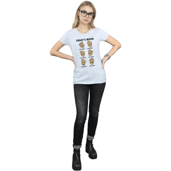 Guardians Of The Galaxy Womens/Ladies Today's Mood Baby Groot T Sports Grey XL