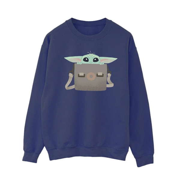 Star Wars Damkläder/Dam The Mandalorian Grogu Resväska Sweatshirt Navy Blue L
