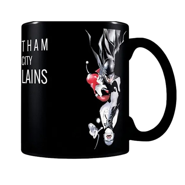Batman Gotham City Villains Out Of The Shadows Värmeförändrande Mugg Black One Size