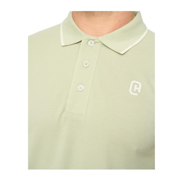 Crosshatch Herr Crufton Pikétröja M Ljus Oliv Light Olive M