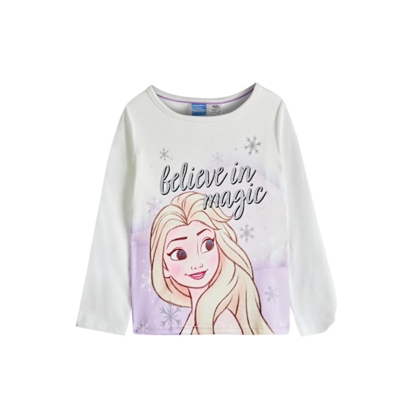 Frozen Girls Believe In Magic Elsa All-Over Print Lång Pyjamas S Purple/White 6-7 Years